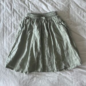 Girls Luralu Linen Skirt